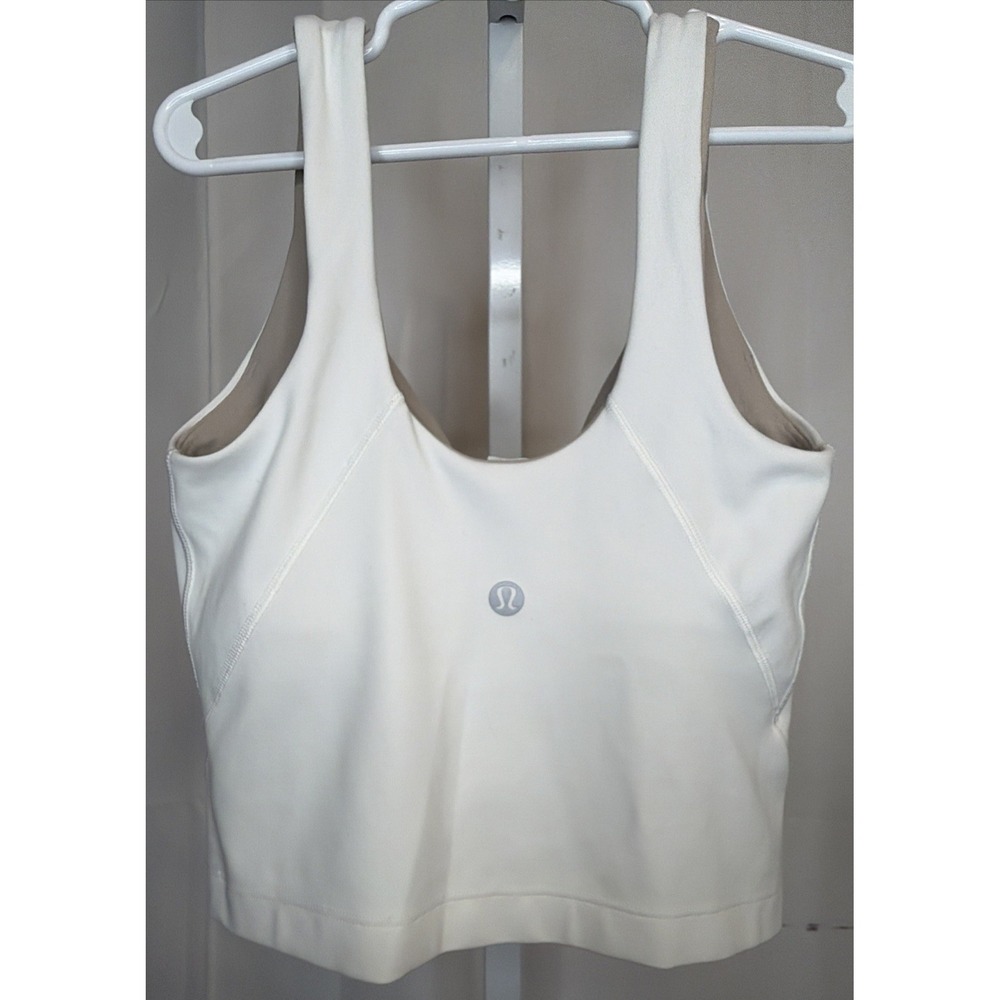 Lululemon Athletica Align Tank Top Cropped - White, Size 0 - Picture 8 of 8